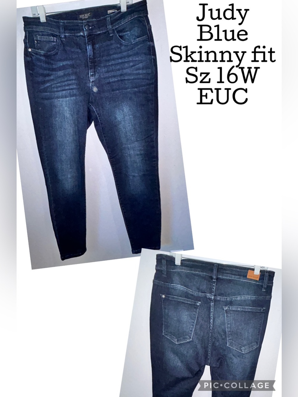 JUDY BLUE Skinny Fit Sz 16W EUC